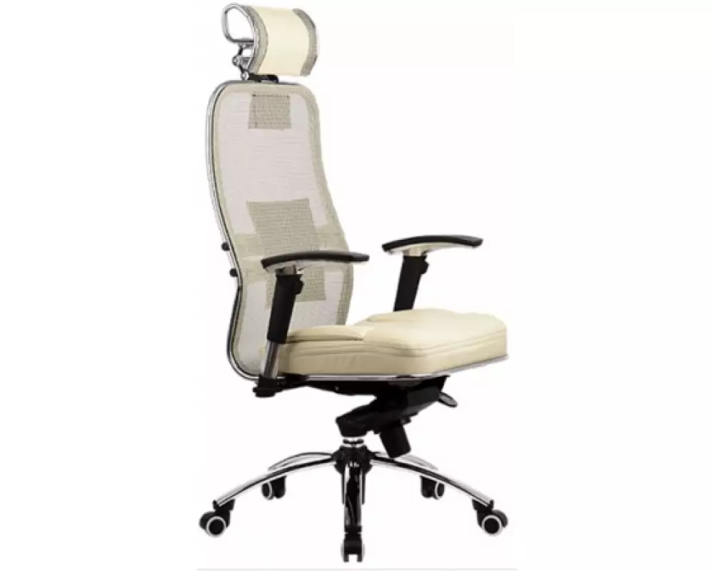 Кресло  руководителя Самурай SL 3.02  со съёмным подголовником 3D