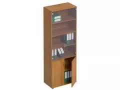 Шкаф для документов со стеклом ФР379 (80x45x219)