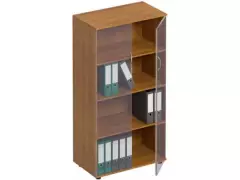 Шкаф для документов со стеклом ФР 366 (80x45x148)