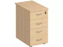 Тумба приставная 4-ящичная, с замком ФР 202 (42x67x75)