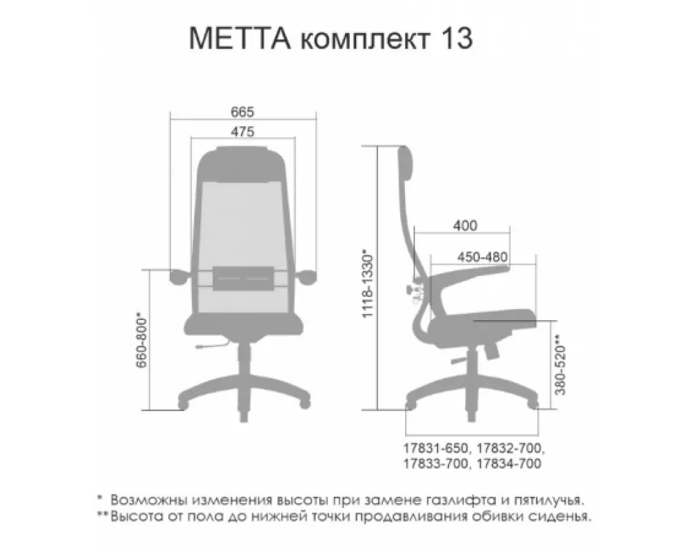 Кресло руководителя Комплект B 1b 11 (М) хром, ткань.