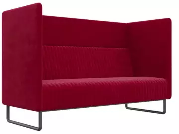 Диван двухместный BROS-2 Микровельвет фиолетовый (Velvet lux 65)(R) Срок изготовления: 9 к. дней