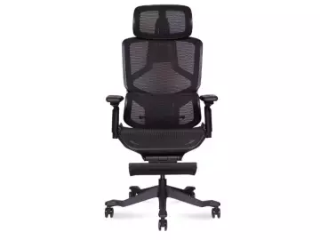 Кресло руководителя Cooper black EZY-005A сетка черная. На складе 1 шт