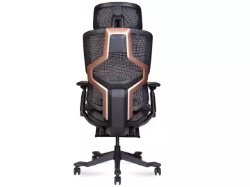 Кресло руководителя Cooper black EZY-005A сетка черная. На складе 1 шт
