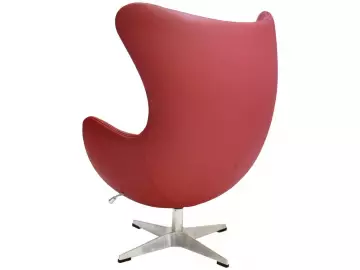 Кресло EGG STYLE CHAIR красный, натуральная кожа (В) Срок поставки: 3 дня