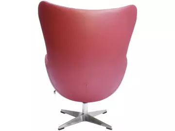 Кресло EGG STYLE CHAIR красный, натуральная кожа (В) Срок поставки: 3 дня