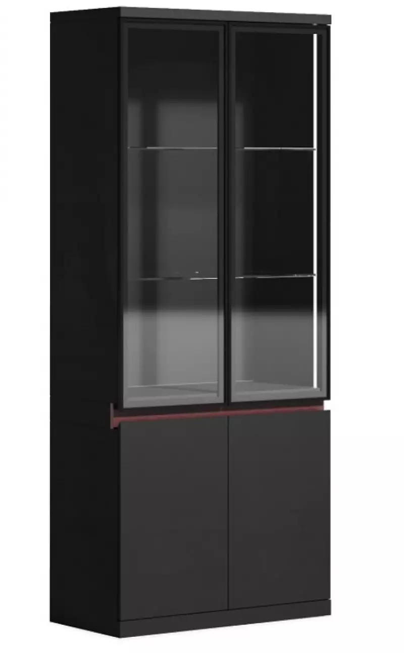 Шкаф со стеклом и подсветкой* DRV402.ANT