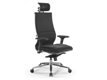 Кресло руководителя SAMURAI KL-3 с 3D подголовником (М)-копия