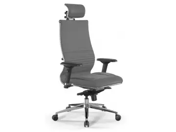 Кресло руководителя SAMURAI KL-3 с 3D подголовником (М)-копия