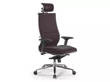 Кресло руководителя SAMURAI KL-3 с 3D подголовником (М)-копия