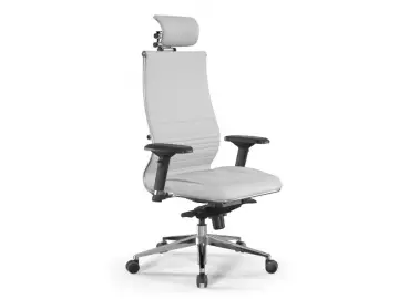 Кресло руководителя SAMURAI KL-3 с 3D подголовником (М)-копия