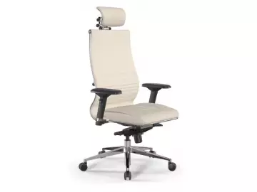 Кресло руководителя SAMURAI KL-3 с 3D подголовником (М)-копия